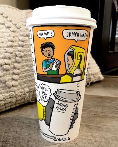 咖啡杯上的漫画的的INS图片-(2020-03-12 00:43:09)well i’ll be