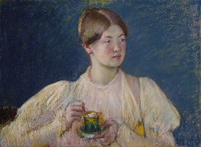 玛丽·卡萨特 油画的油画作品-Mary Cassatt   (1)