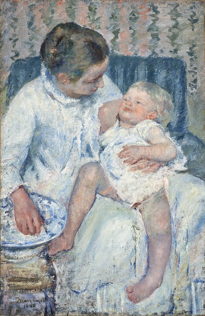 玛丽·卡萨特 油画的油画作品-Mary Cassatt   (11)