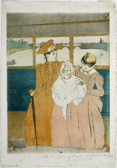 玛丽·卡萨特 油画的油画作品-Mary Cassatt   (4)