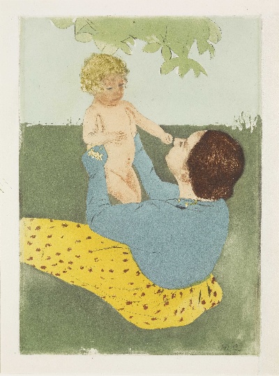 玛丽·卡萨特 油画的油画作品-Mary Cassatt   (5)