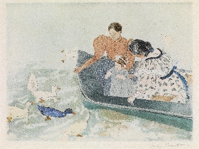 玛丽·卡萨特 油画的油画作品-Mary Cassatt   (6)