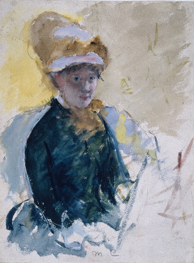 玛丽·卡萨特 油画的油画作品-Mary Cassatt   (7)