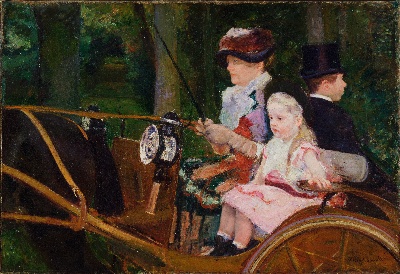 玛丽·卡萨特 油画的油画作品-Mary Cassatt   (10)