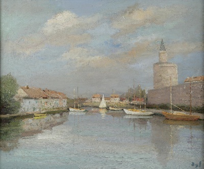 马塞尔·德福-1的油画作品-Marcel Dyf (013)