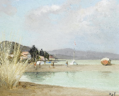 马塞尔·德福-1的油画作品-Marcel Dyf (053)