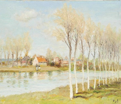 马塞尔·德福-1的油画作品-Marcel Dyf (056)