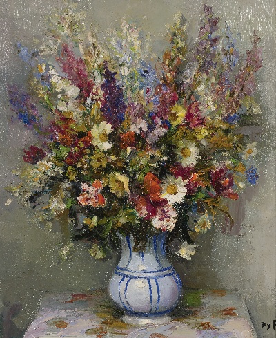 马塞尔·德福-2的油画作品-Marcel Dyf (075)