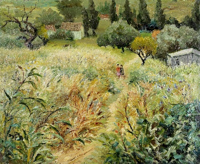 马塞尔·德福-2的油画作品-Marcel Dyf (081)