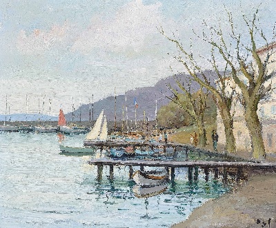 马塞尔·德福-2的油画作品-Marcel Dyf (110)