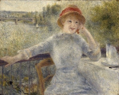 雷诺阿 高清画稿 第一弹的油画作品-Auguste Renoir -Alphonsine_Fournaise