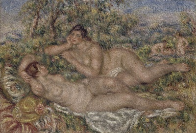 雷诺阿 高清画稿 第一弹的油画作品-Auguste Renoir -_The_Bathers