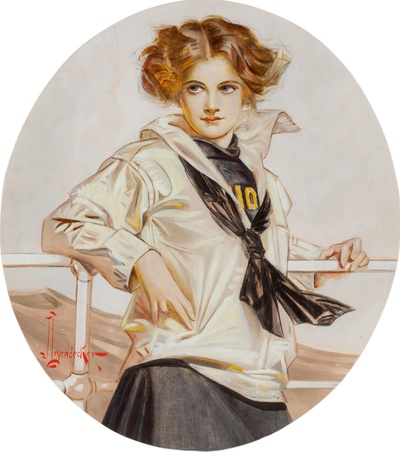 约瑟夫·克里斯琴·莱延德克尔Joseph.Christion. Leyendecker(美国插画黄金时代插画大师)的作品
