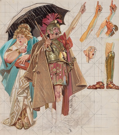 约瑟夫·克里斯琴·莱延德克尔Joseph.Christion. Leyendecker(美国插画黄金时代插画大师)的作品