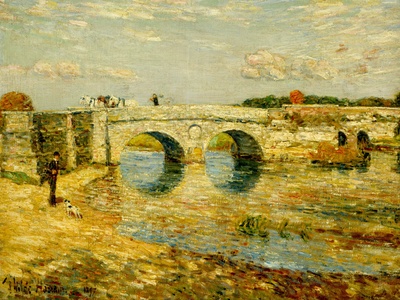弗雷德里克·施尔德·哈萨姆 （Frederick Childe Hassam）作品的油画作品