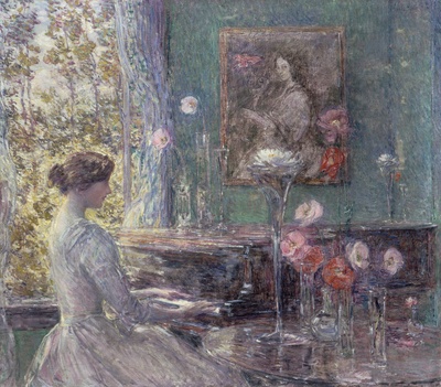 弗雷德里克·施尔德·哈萨姆 （Frederick Childe Hassam）作品的油画作品