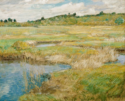 弗雷德里克·施尔德·哈萨姆 （Frederick Childe Hassam）作品的油画作品