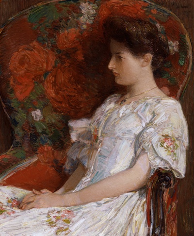 弗雷德里克·施尔德·哈萨姆 （Frederick Childe Hassam）作品的油画作品