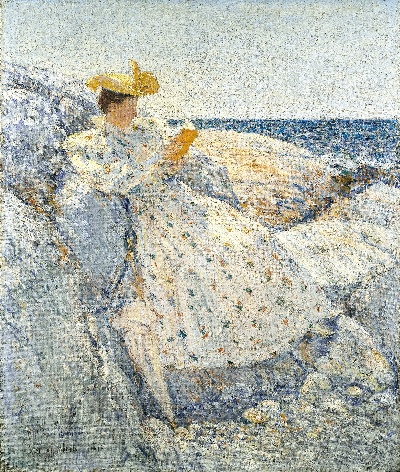 柴尔德·哈桑姆Childe Hassam 绘画作品的油画作品-柴尔德109 #MH081