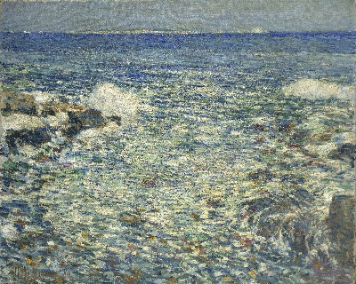 柴尔德·哈桑姆Childe Hassam 绘画作品的油画作品-柴尔德110 #MH081