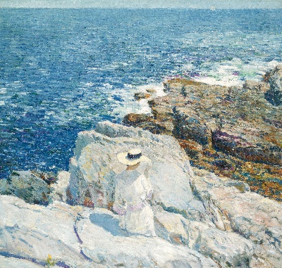柴尔德·哈桑姆Childe Hassam 绘画作品的油画作品-柴尔德112 #MH081