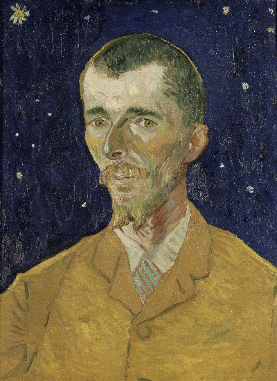 梵高人像画的油画作品-Eugène Boch 1888