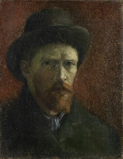 梵高自画像的油画作品-Self-Portrait678