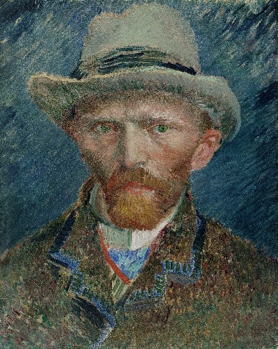 梵高自画像的油画作品-Self-Portrait876