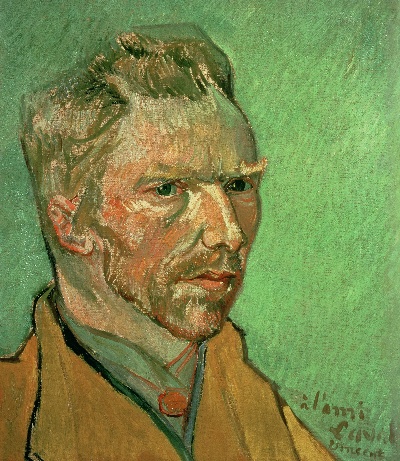 梵高自画像的油画作品-Self-Portrait3