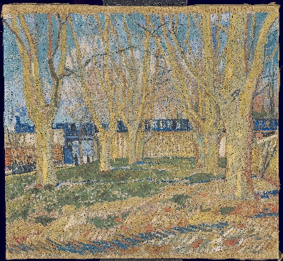 风景2.梵高风景作品3的油画作品-Le_Train_Bleu,_by_Vincent_van_Gogh,_from_C2RMF