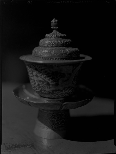 中国西藏老照片(1932-1973)的摄影作品-photo762-(Between 1932 and 1933) Tibetan ritual object