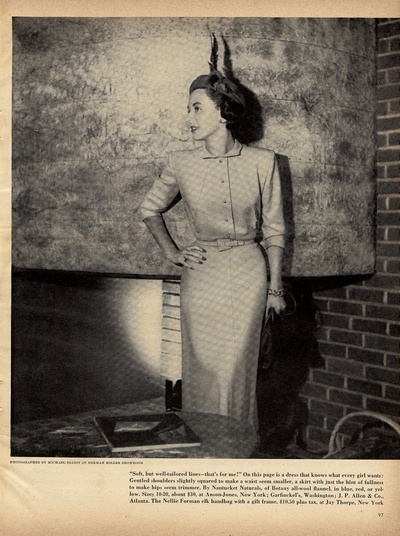 CHARM时尚杂志40-50年代 1948-10的摄影作品
