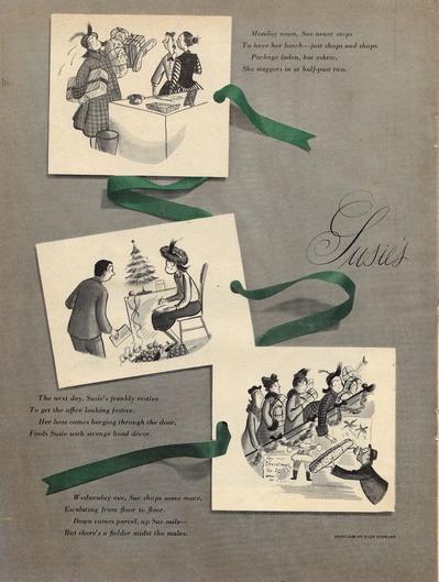 CHARM时尚杂志40-50年代 1948-12的摄影作品