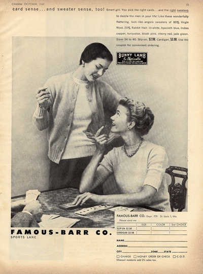 CHARM时尚杂志40-50年代 1949-10的摄影作品
