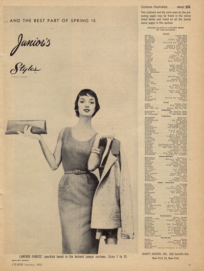 CHARM时尚杂志40-50年代 1955-1的摄影作品