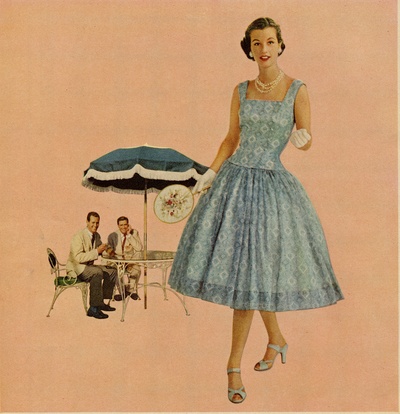 CHARM时尚杂志40-50年代 1955-4的摄影作品