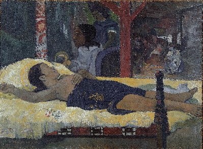 保罗·高更作品的油画作品-Te Tamari no Atua (Son of God), 1896