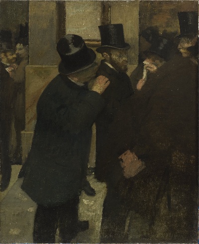 埃德加·德加高清作品的油画作品-Edgar Degas - Portretoj en la Sako, 1878-79