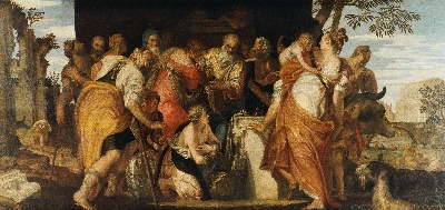 保罗·委罗作品的油画作品-Paolo_Caliari,_called_Veronese_-_The_Anointment_of_David_-_Google_Art_Project