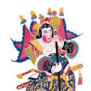 中国传统神仙门神彩绘图
