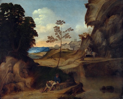 威尼斯画派 乔尔乔内 Giorgione 油画作品高清图片21幅的油画作品