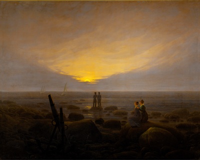 弗里德里希Caspar David Friedrich绘画作品的油画作品