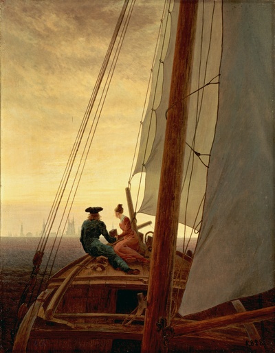 弗里德里希Caspar David Friedrich绘画作品的油画作品