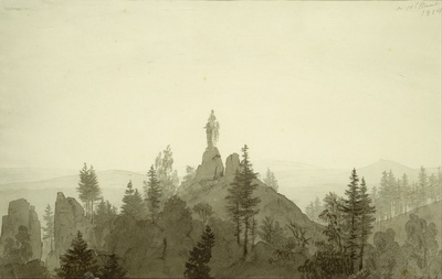 弗里德里希Caspar David Friedrich绘画作品的油画作品