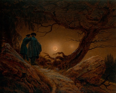 弗里德里希Caspar David Friedrich绘画作品的油画作品