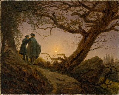 弗里德里希Caspar David Friedrich绘画作品的油画作品