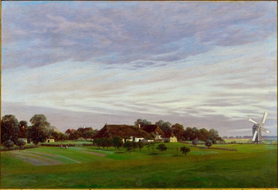 弗里德里希Caspar David Friedrich绘画作品的油画作品