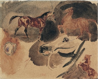 德拉克洛瓦油画的油画作品-103-德拉克洛瓦 油画