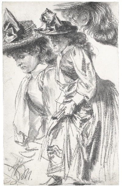 门采尔油画作品的油画作品-Adolph_Menzel_NC028