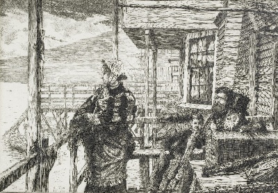 詹姆斯·迪索 James Tissot, 1836-1902 (Drawings)的油画作品-James_Tissot_D001